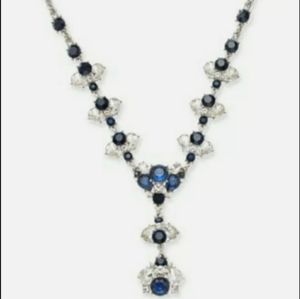Silver Tone, Mountain Y Necklace, Charter Club